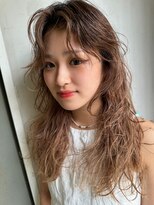 アルテヘアー(arte HAIR) 【arteHAIR】ブリーチパーマ/センターパート