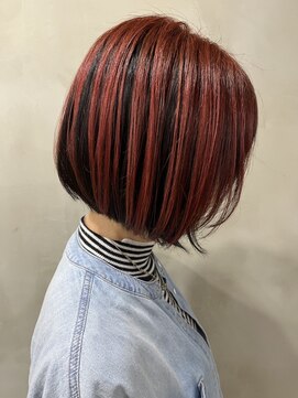 リンダイーロ(Linda Hiro) 【札幌円山】カッパーオレンジ/アンブレラ/ミニボブ