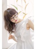 【MONA名古屋駅/名駅】暖色カラー/バイオレット/ウェーブパーマ