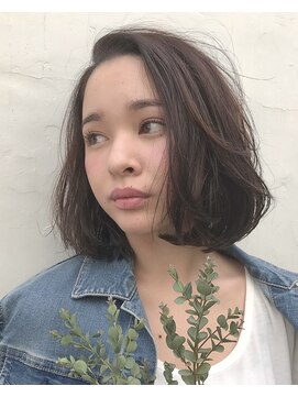 サン(SAN) 大人クールボブ/アッシュブラウン