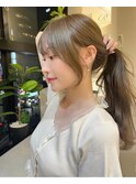 髪質改善＊ミディアムヘア艶カラー＊美髪【Zina渋谷神南】