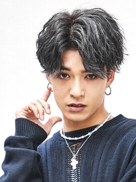 センターパート／シャドウパーマ/京都/men's