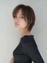 ギークス(GEEKS)&nbsp;【GEEKS渋谷】ハンサムショートウルフ/グレージュ/春カラー/小顔