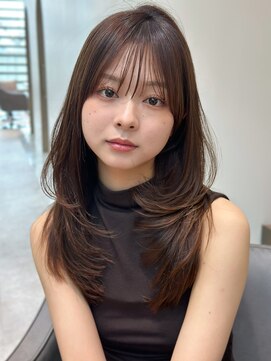 ライズ ネックス ザ サロン 渋谷(LIZE nex the salon) 【小顔レイヤーカット　前髪あり　#2】#渋谷駅#韓国#髪質改善