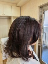ジョイフル(JOYFUL)&nbsp;艶感ボルドーブラウン×レィヤーカット