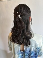 ヘアセット専門サロン by OKINAWA WATABE WEDDING 那覇店 ハーフアップ