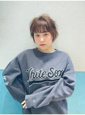 ハンサムショート/丸みショートボブ/20代30代40代50代/顔周り