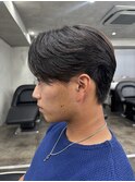 センターパート曲がる縮毛矯正