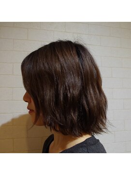 マサヘアー(MaSa Hair) ゆる波ボブ×ベージュ系カラー