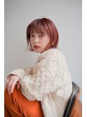 ピンクボブの女の子