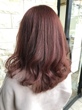 ブランシェ神領店 ブリーチ一回☆柔らかフェミニティピンク☆《高橋》