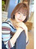 mavie 抜け感たっぷりハイトーンボブ
