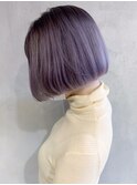 パープルシルバー_カーキグレージュマッシュショート_ba324141