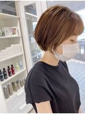 【sii.柏】小顔に見える丸みショートボブ