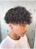 メンズマッシュパーマツイストスパイラルパーマニュアンスパーマ