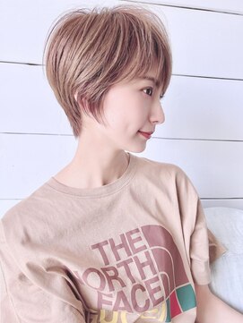 アトレ 辻堂店(attrait) 湘南スタイル/ハイトーン/ミルクティベージュ/ショート