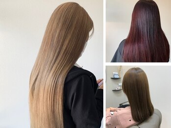 アンドアイズム(and.I'sm)の写真/《感動の髪質改善もおまかせ◇》ブリーチ・ハイトーンカラー女子必見！毛先まで潤い芯から輝く髪へ♪