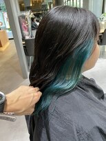 ピカイチ(pikaichi)&nbsp;*pikAicHi*インナーカラー×ターコイズブルー