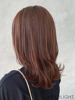 フローレス バイ ヘッドライト 三鷹店(hair flores by HEADLIGHT) レイヤーロング×ピンクブラウン×ニュアンスカラー