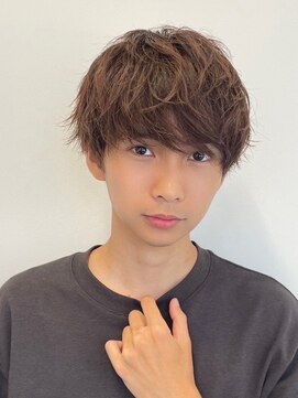ツーダブルバイフィフス 西梅田店(WW.. by fifth) センターパートニュアンスパーマスパイラルパーマメンズパーマWW