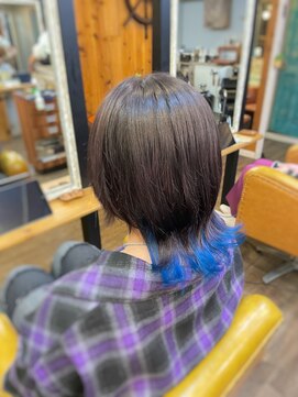 トルチェ(toRtue) ダークバイオレット×ビビットブルー