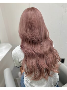 ベレーザ 渋谷(BELEZA) 5793ベビーピンク艶髪ハイトーンカラーオンブレホワイトピンク