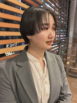 ジアン テラス(GIEN TERRASSE) #ハンサムショート#前上がりショート/岸本 理希