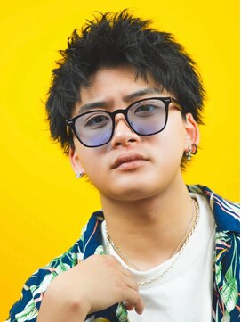 オーシャントーキョー 大阪(OCEAN TOKYO) ベリショスパイキーショートべリーショートアップバングメンズ