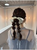 ツイン編み下ろし
