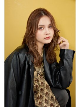 ルクスバイアフィナー(Luxo by Afinar) 【町田/Luxo by Afinar】顔まわりレイヤーミディアムウェーブ