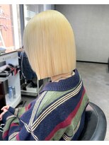 オズ 梅田店(OZ)&nbsp;抜きっぱなしブロンド/切りっぱなし