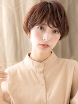 カバーヘア イヴ 戸頭店(COVER HAIR EVE)&nbsp;ピンクブラウンくせ毛風フェザーショートTc1戸頭20代30代40代