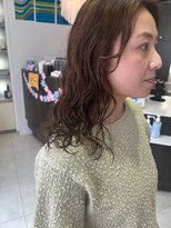 プランタン フォー ヘアー(printemps FOR HAIR) ニュアンスパーマ×ミディアム×モカベージュ