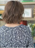 ■グレージュカラーイメチェンボブパーマ308-3★戸頭20代30代