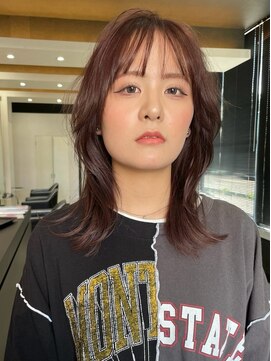 エイチ(H) xブリーチ/イメチェン/ホワイトブロンド/外ハネボブ/美髪/