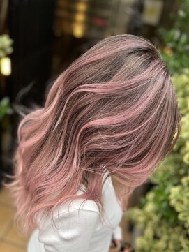 メリー(merry craftsman's factory) ピンクバレイヤージュカラー