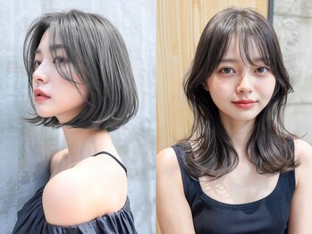 ロジェ(loje)の写真/ブリーチなしダブルカラーでワンカラーでは出せない透明感,色味を再現◎ダメージ軽減でお洒落カラー先取り!