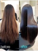 酸性ストレート/縮毛矯正/髪質改善