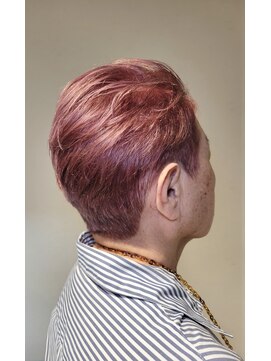 松本平太郎美容室 国立店 50代60代70代×シニアツーブロックショート×イノアカラー