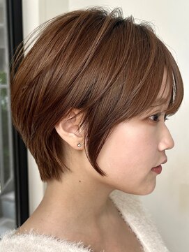 ローネス ギンザ(LONESS ginza) ショートボブ/丸みショート/暗めカラー/マロンブラウン/小顔