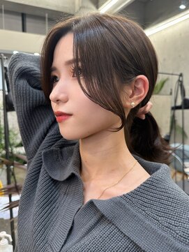 メラク(Merak) 大人可愛い×透明感カラー小顔レイヤーロング【20～40代】