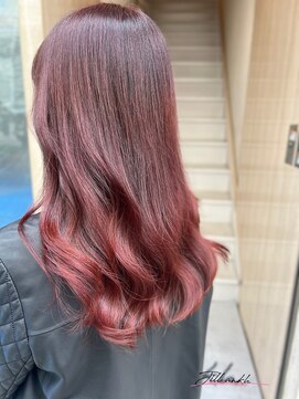 ジル アンク(Jill ankh) 《姫路駅北　Jillankh》ピンクカラー　髪質改善　ダブルカラー