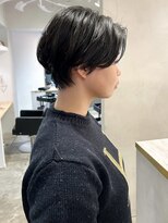 レトン 銀座(leton)&nbsp;ハンサムショート/黒髪/小顔/オリーブグレー/ショートカット