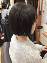 ヒラトヤ 肴町店 大人可愛いアッシュブラウン×小顔丸みショートボブ20代30代40代