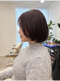 レイヤーボブ/ボブ/ショートボブ/前上がりボブ