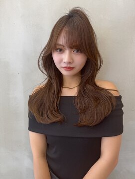 ロンドルーチェ 心斎橋(Lond luce) ダークアッシュ/ミディアムレイヤーカット［髪質改善/縮毛矯正］