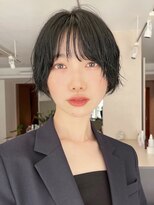 ガーデンヨコハマ(GARDEN YOKOHAMA)&nbsp;デジタルパーマ/ミニウルフ/ショート/前髪パーマ/面長型