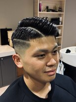 セブンスサンバーバーショップ(7TH SUN BARBERSHOP) ハードパートスタイル