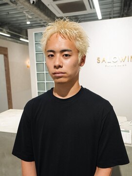 エン 栄店(enne) メンズ/刈り上げセンターパート/リバースセンターパート/前髪/栄