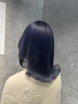エル ヘアサロン なんば店(eL)&nbsp;ペールパープル×ブラック